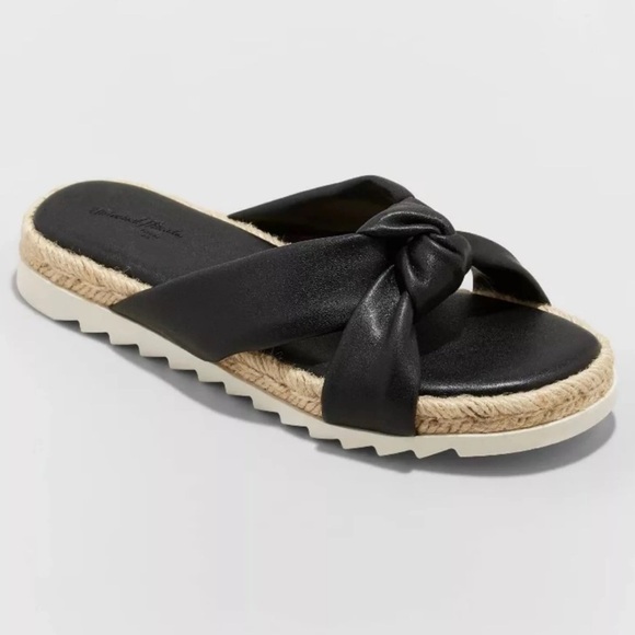 Universal Thread Shoes - Universal Thread Dena Knotted Slip-On Sandals